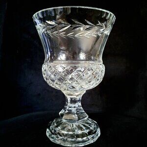 Vintage Badash Crystal Trophy Cup, Crystal Trophy Vase